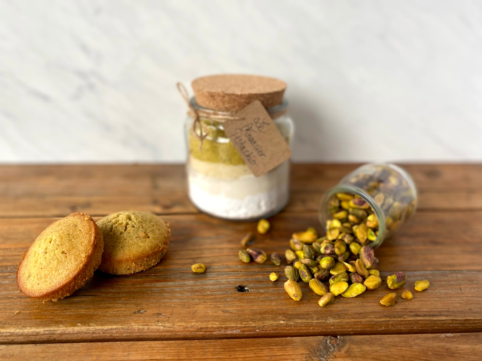 Fragrant Almond Bites with Pistachio | Le Financier Pistachio